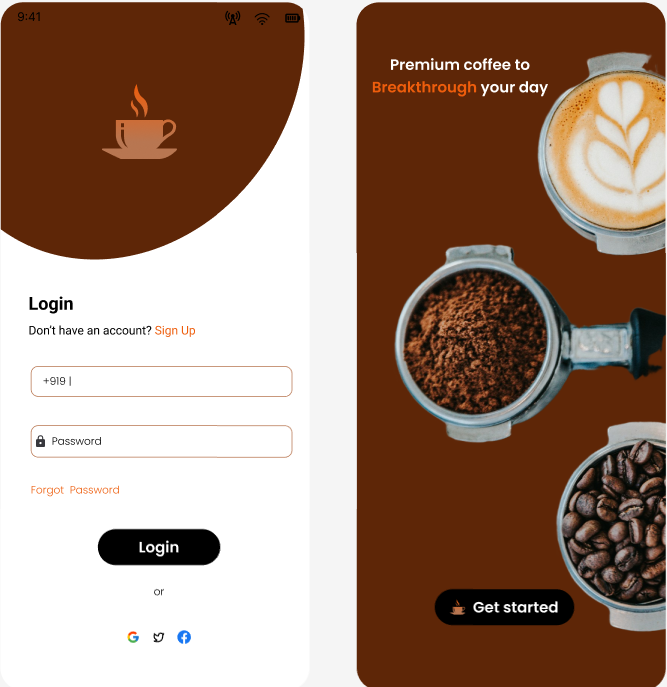 Coffee Shop App